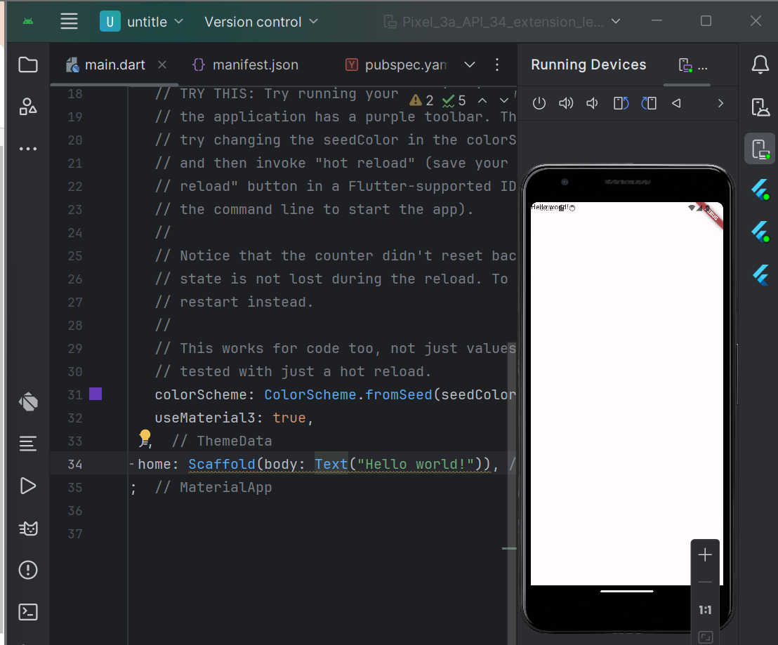 Flutter Scaffold AppBar