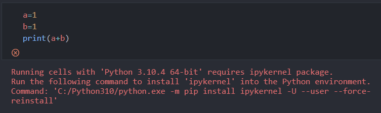 Running Cells Requires Ipykernel Package – ILOC