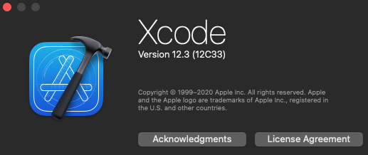 Xcode 12.3