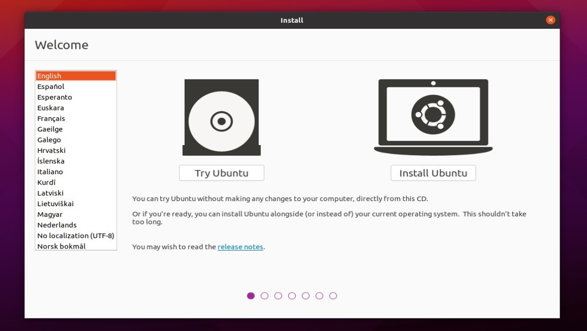 try ubuntu