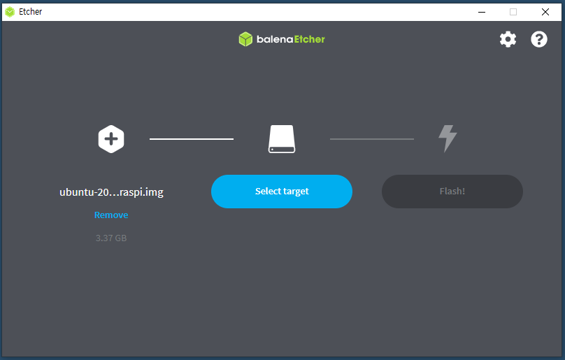 balenaetcher 사용 2