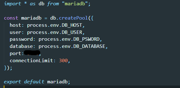 mariaDB