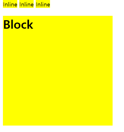 inline&block