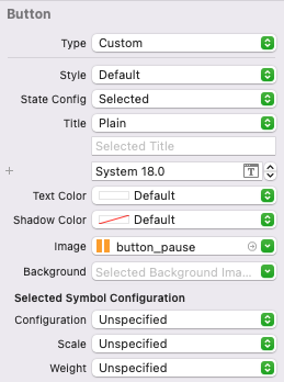 style을 Default로 바꿔준 후, State Config 등장!(Default 값이 Default가 아니다)