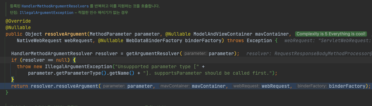 HandlerMethodArgumentResolverComposite