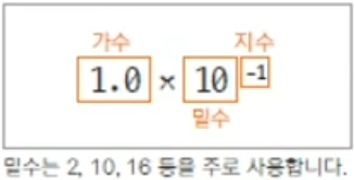 0.1을 표현하는 방식