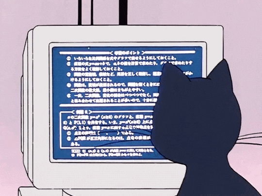 고양이 컴퓨터 gif