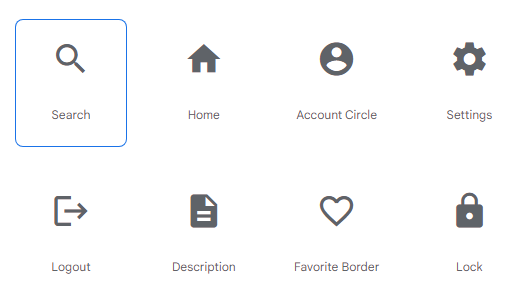 Google Material Icons