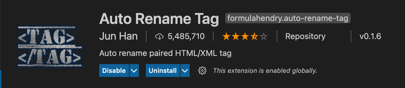 Auto Rename Tag