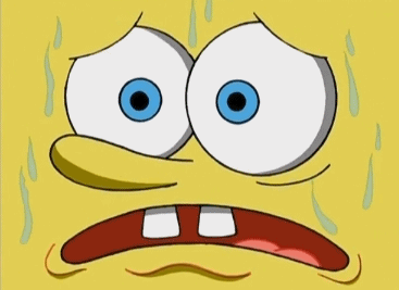 스폰지밥 땀흘리는 짤