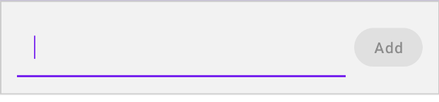Todo input collapsed