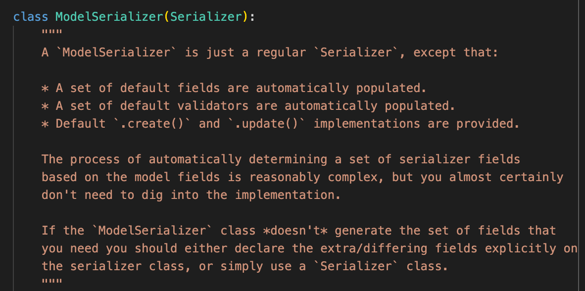 ModelSerializer