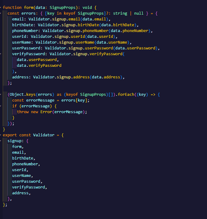 validator