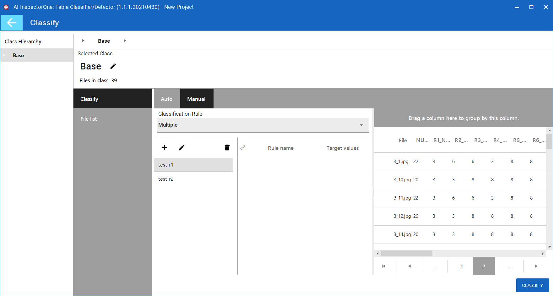 OCR(Table Classifier Detector)