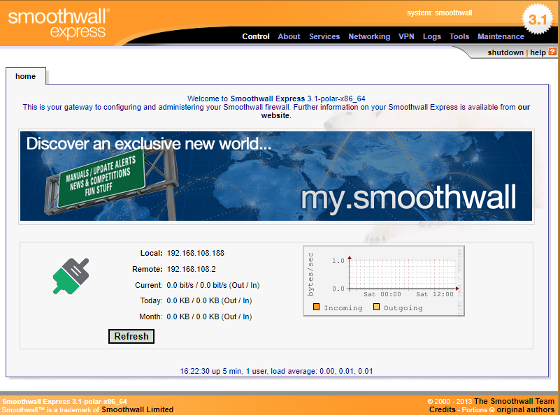[Smoothwall] 설치