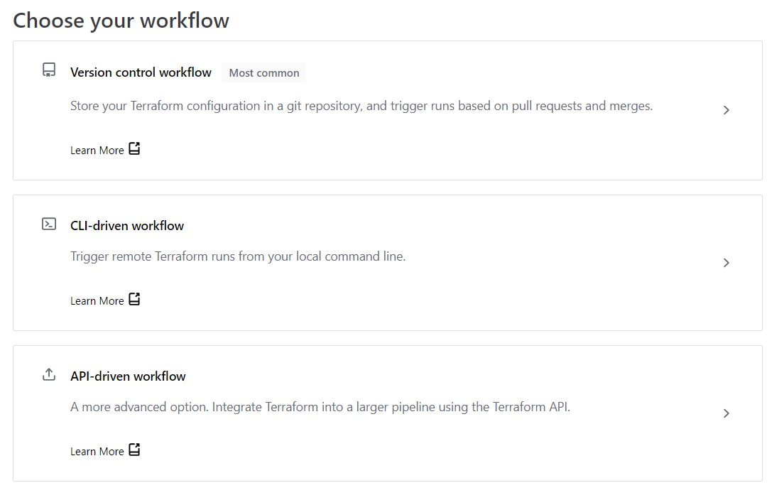새로운 워크스페이스를 만드는 화면