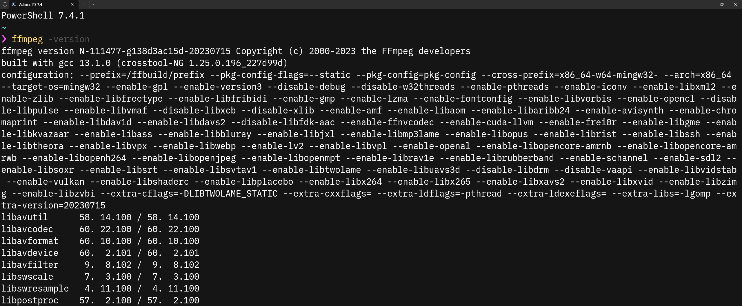 Ffmpeg 
