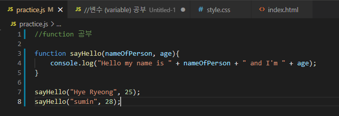 Javascript - function