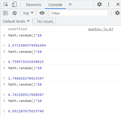 Javascript - random