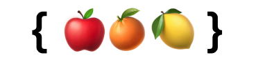 [그림] 사과, 오렌지, 레몬으로 이루어진 집합