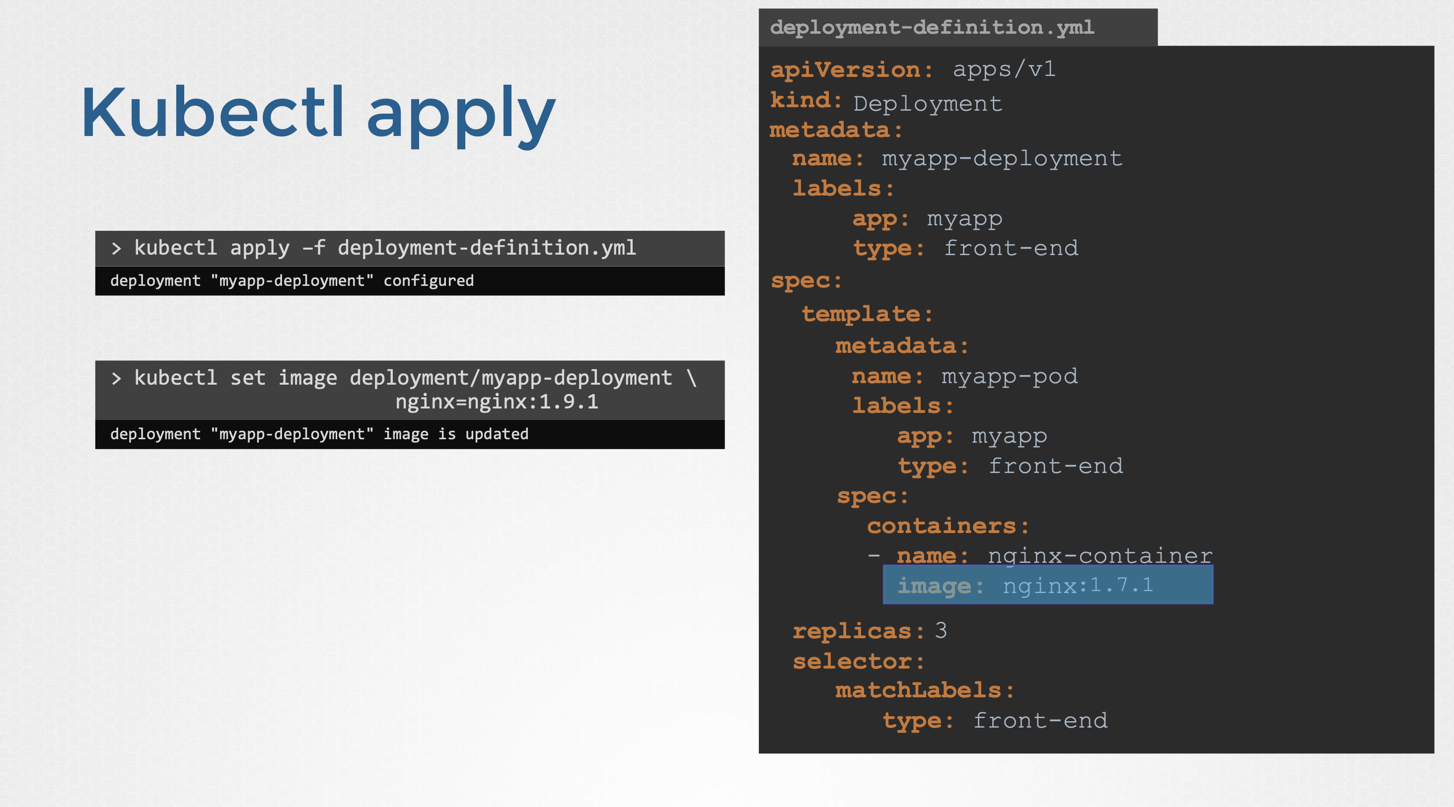 섹션5: Application Lifecycle Management - Rolling Updates and Rollback