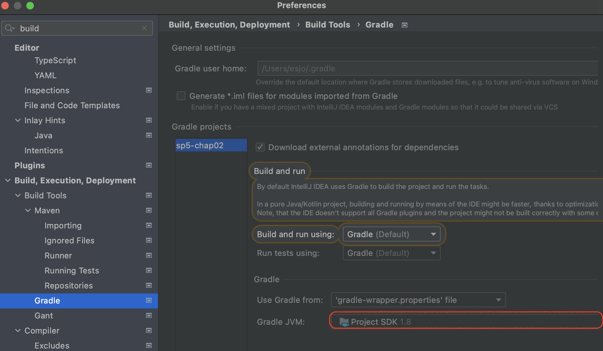 gradle build failed