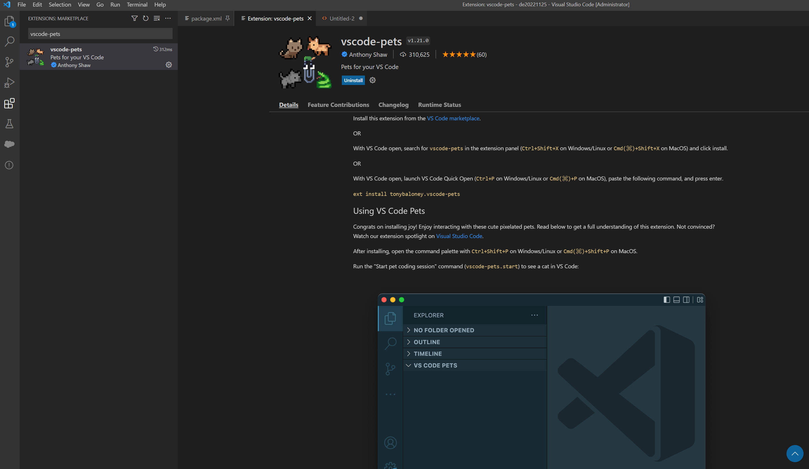 vscode-pets