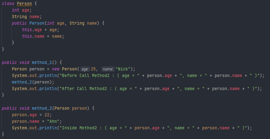 [Java] Call by Value, Call by Reference image.