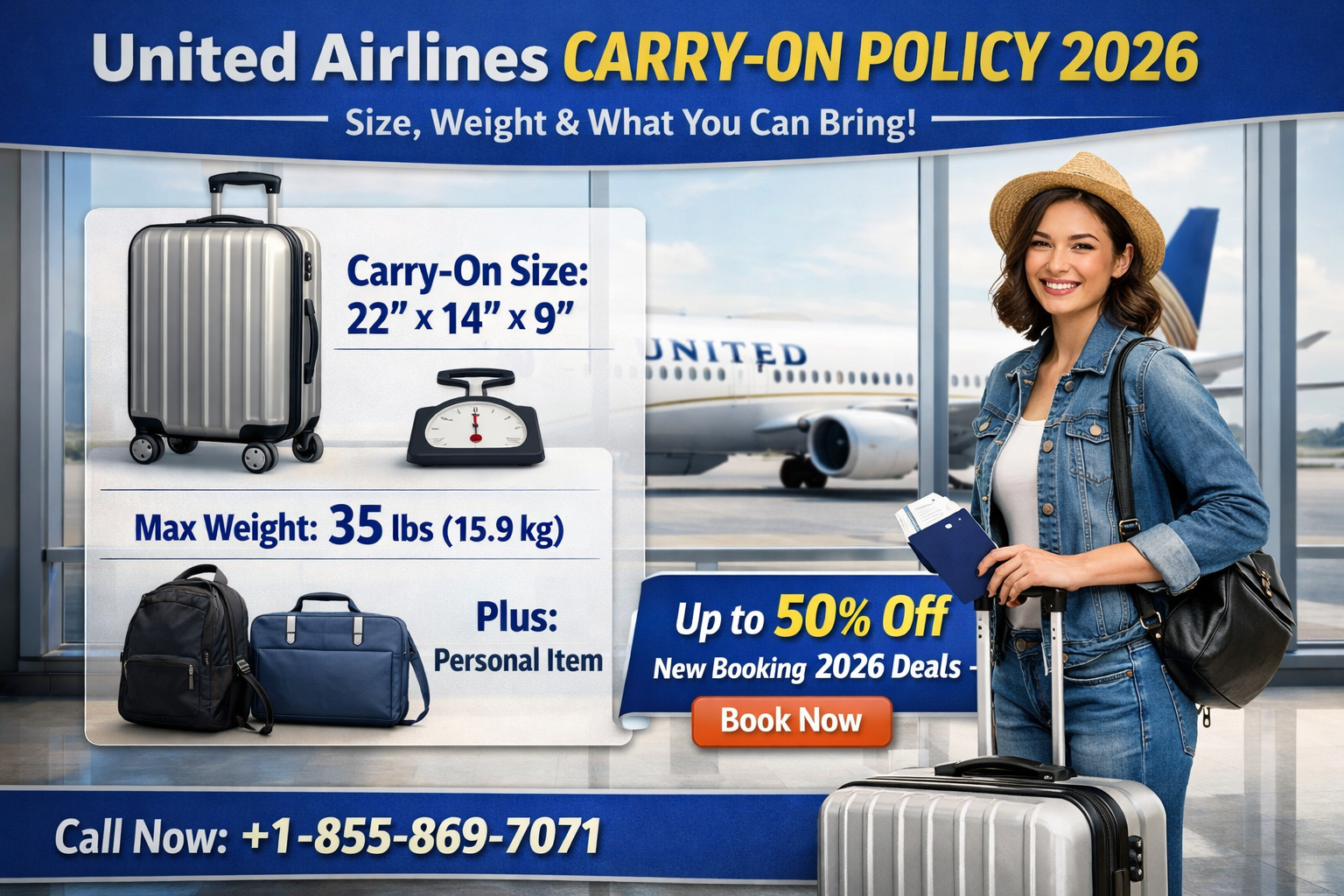 United Airlines Carry-On Policy 2026: Size, Weight, and What You Can Bring