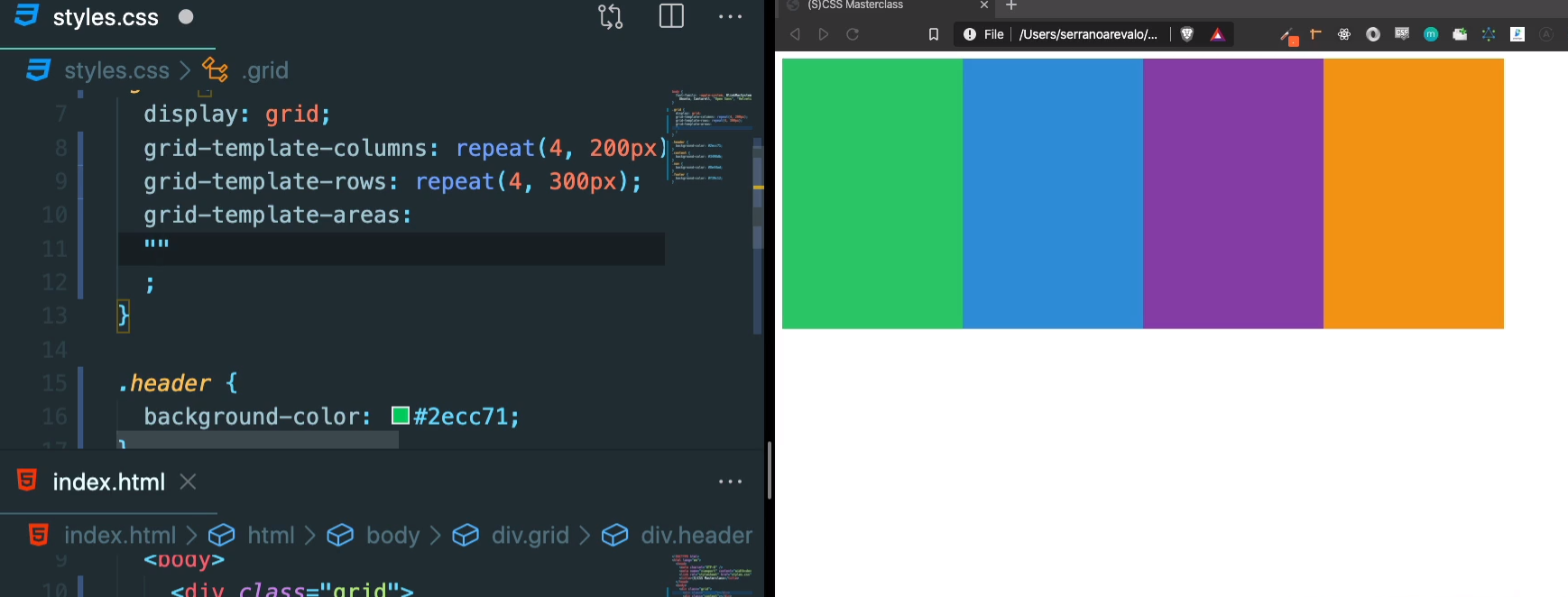 CSS_part2.3_Grid Template Area