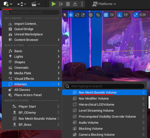 [ Ureal Engine 5 C++ / #6 Project 마법 보스 레이드 # Navi Mesh, 체력 바( UI ) ]