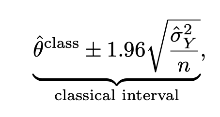 classic한 신뢰구간