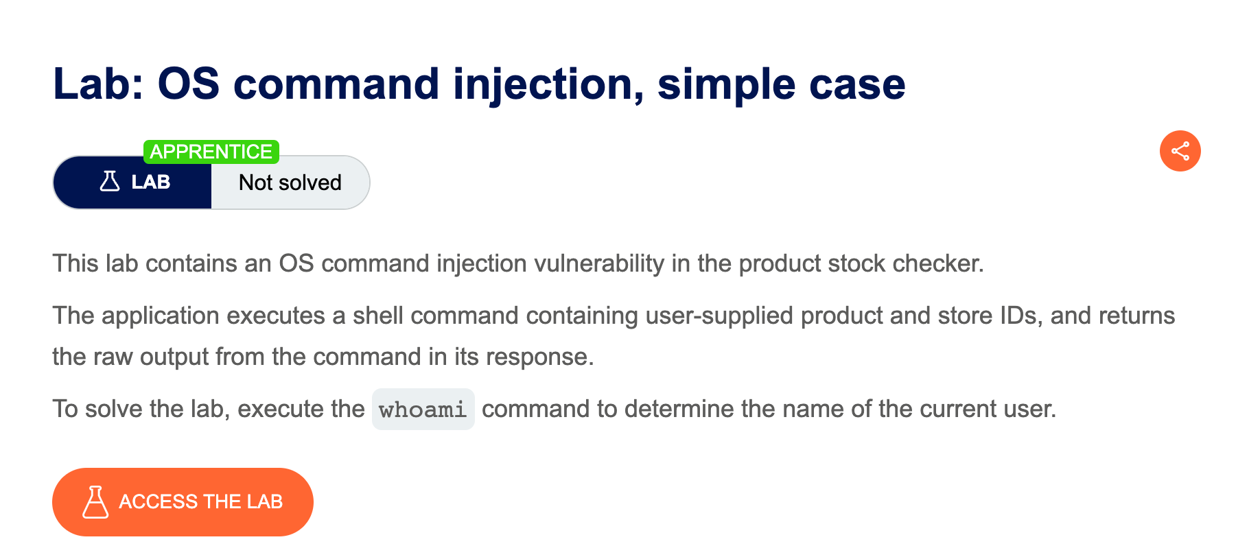 [Port Swigger academy]OS Command injection