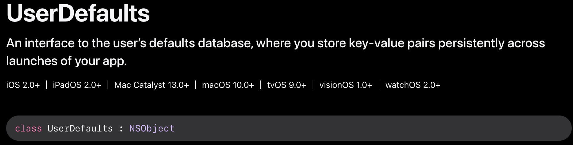 USERDEFAULTs