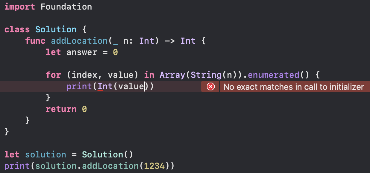 error