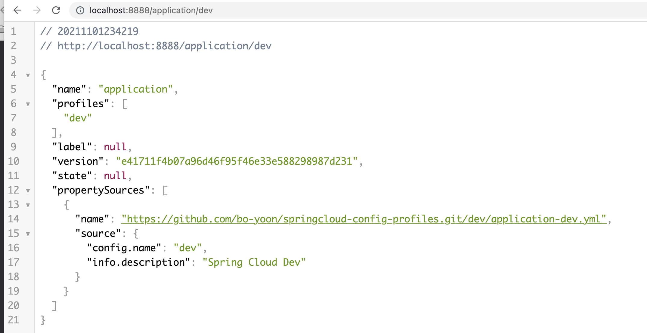 toy projectmsa Spring Cloud Config