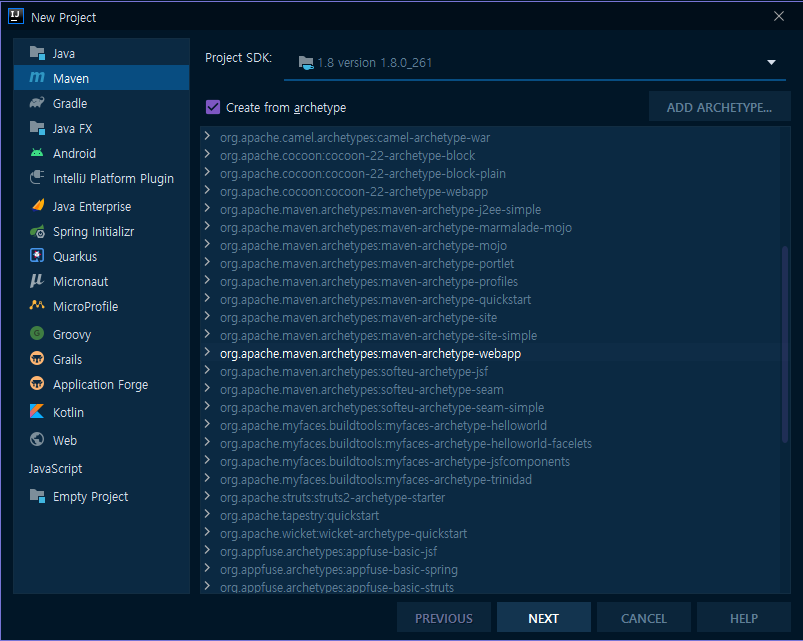 Intellij로 Spring MVC project생성하기(java 설정)
