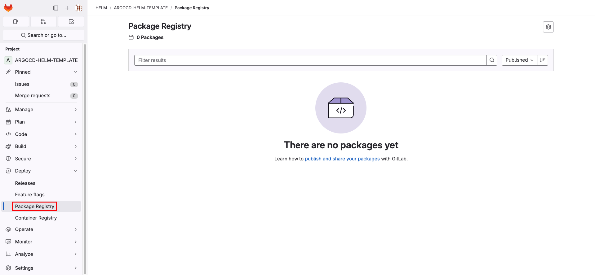 Package Registry