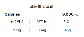 식단