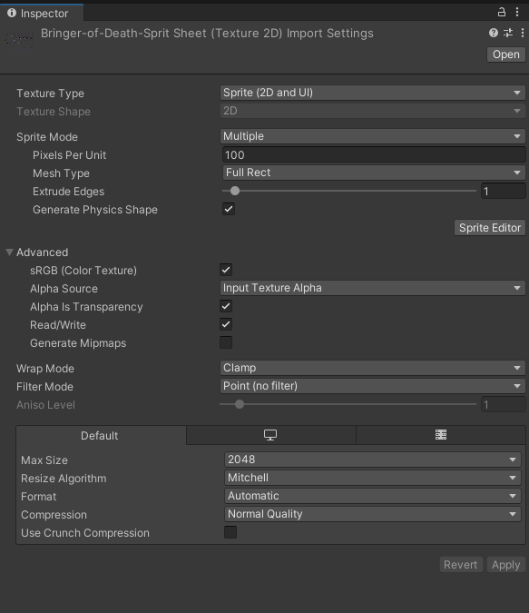 Unity Slice Guide #68 Unity Editor를 통한 Sprite Slice