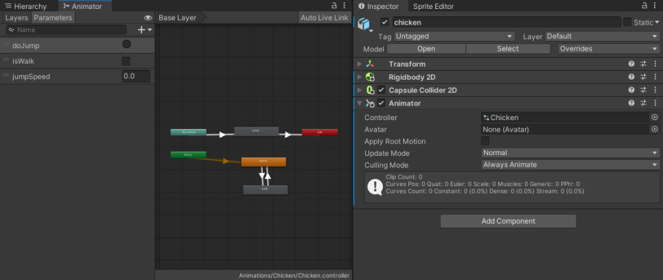 Unity] 애니메이션 (Animation, Animator, Legacy, Mecanim)