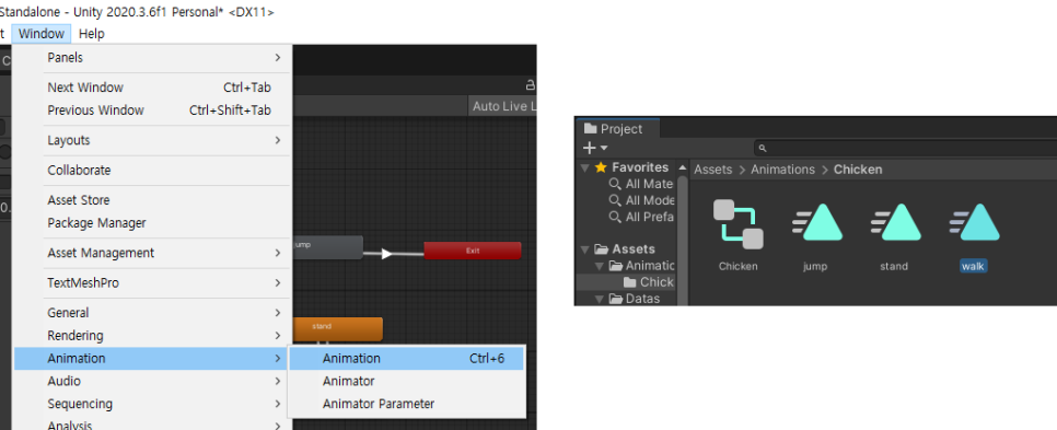 Unity] 애니메이션 (Animation, Animator, Legacy, Mecanim)