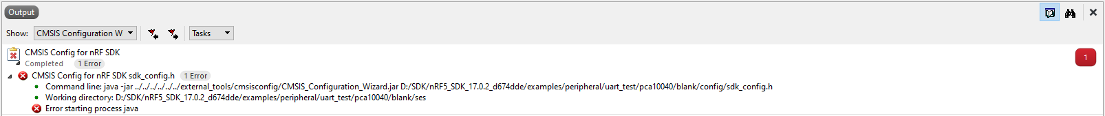 CMSIS Configuration Wizard Embedded Studio 적용 및 편집