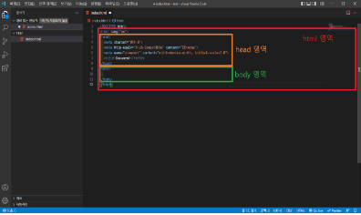 HTML 구조