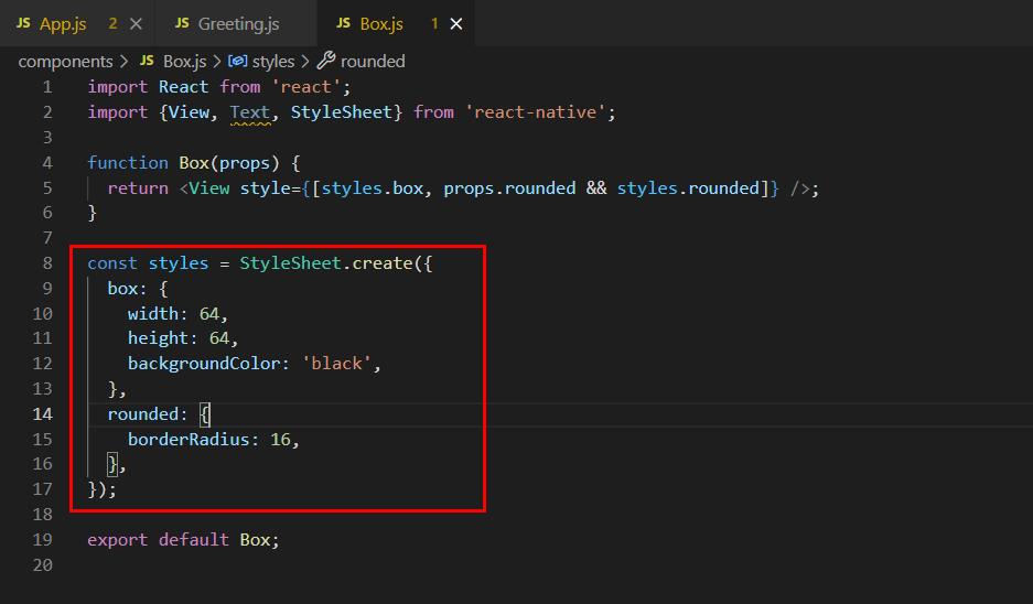 TIL - React Native(컴포넌트 구성, 줄바꿈 문제, CSS작성법)