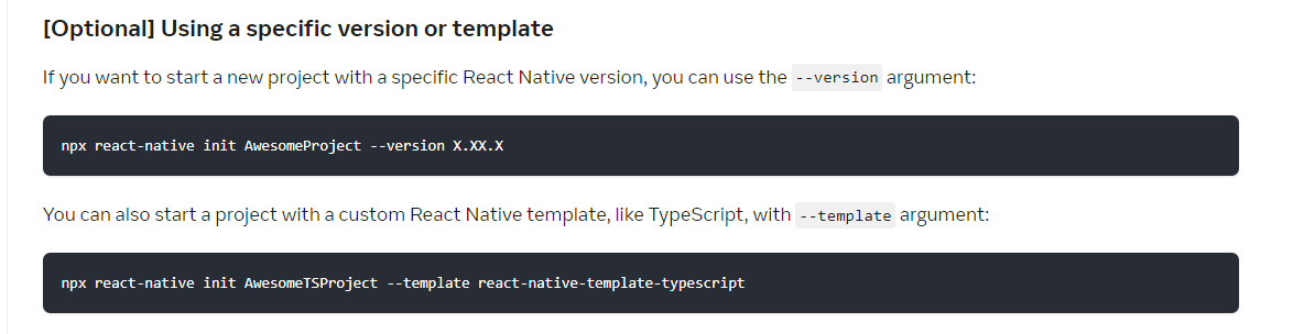 TIL - React Native (윈도우로 환경설정 및 첫 프로젝트)