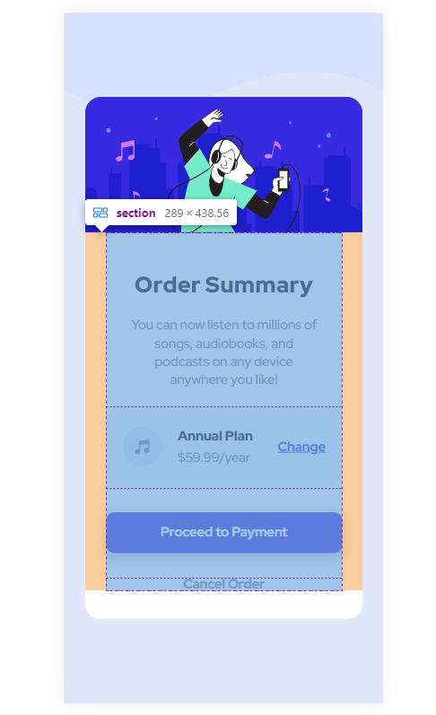 HTML CSS Toy Project : Order Summary