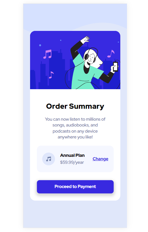 HTML CSS Toy Project : Order Summary
