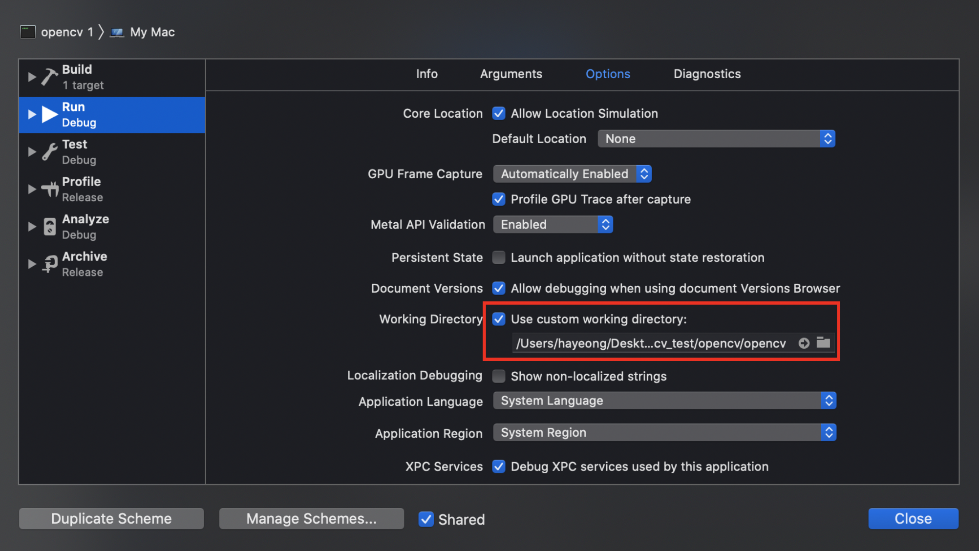Opencv install for mac