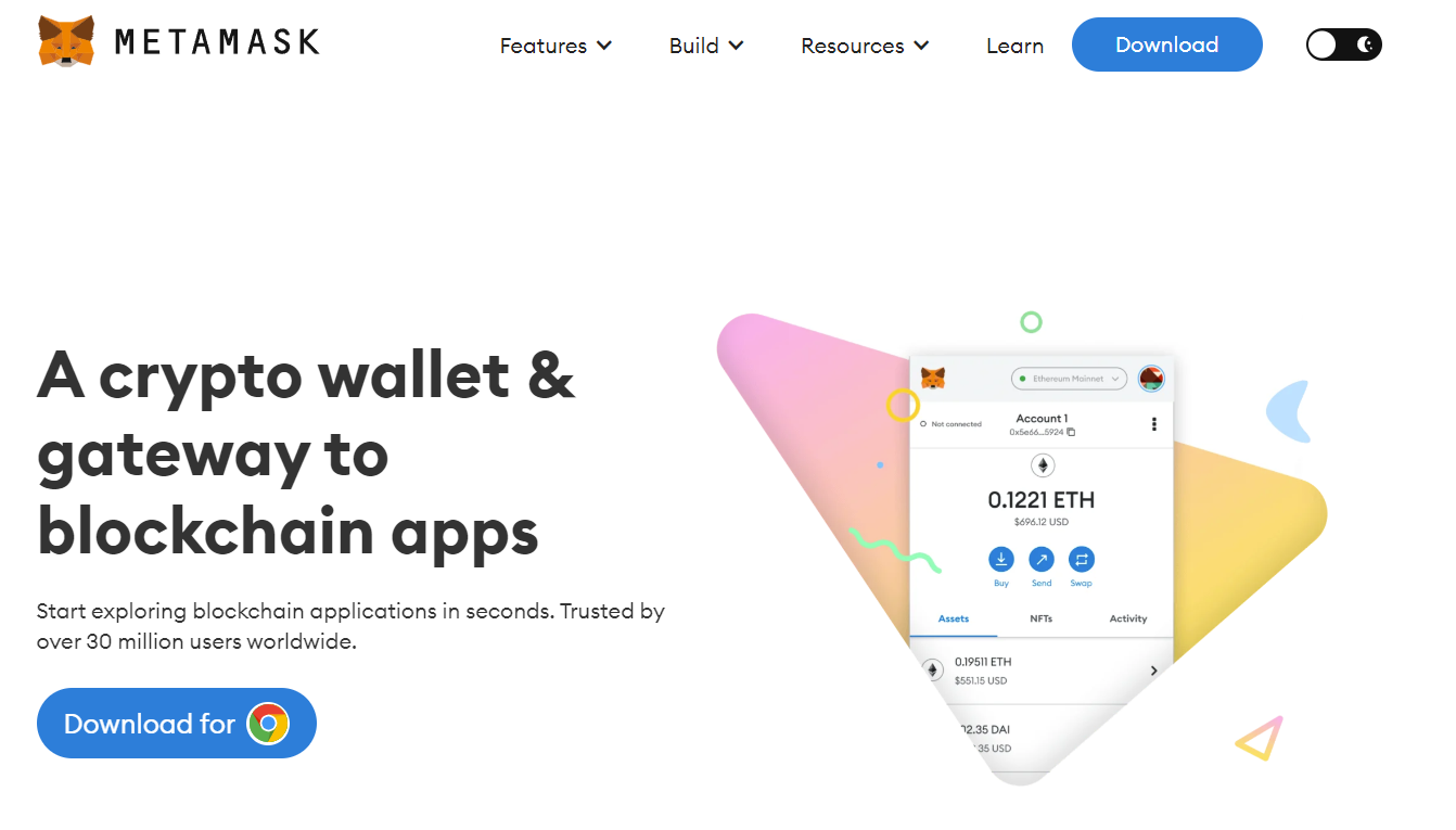 메타마스크 지갑 연결